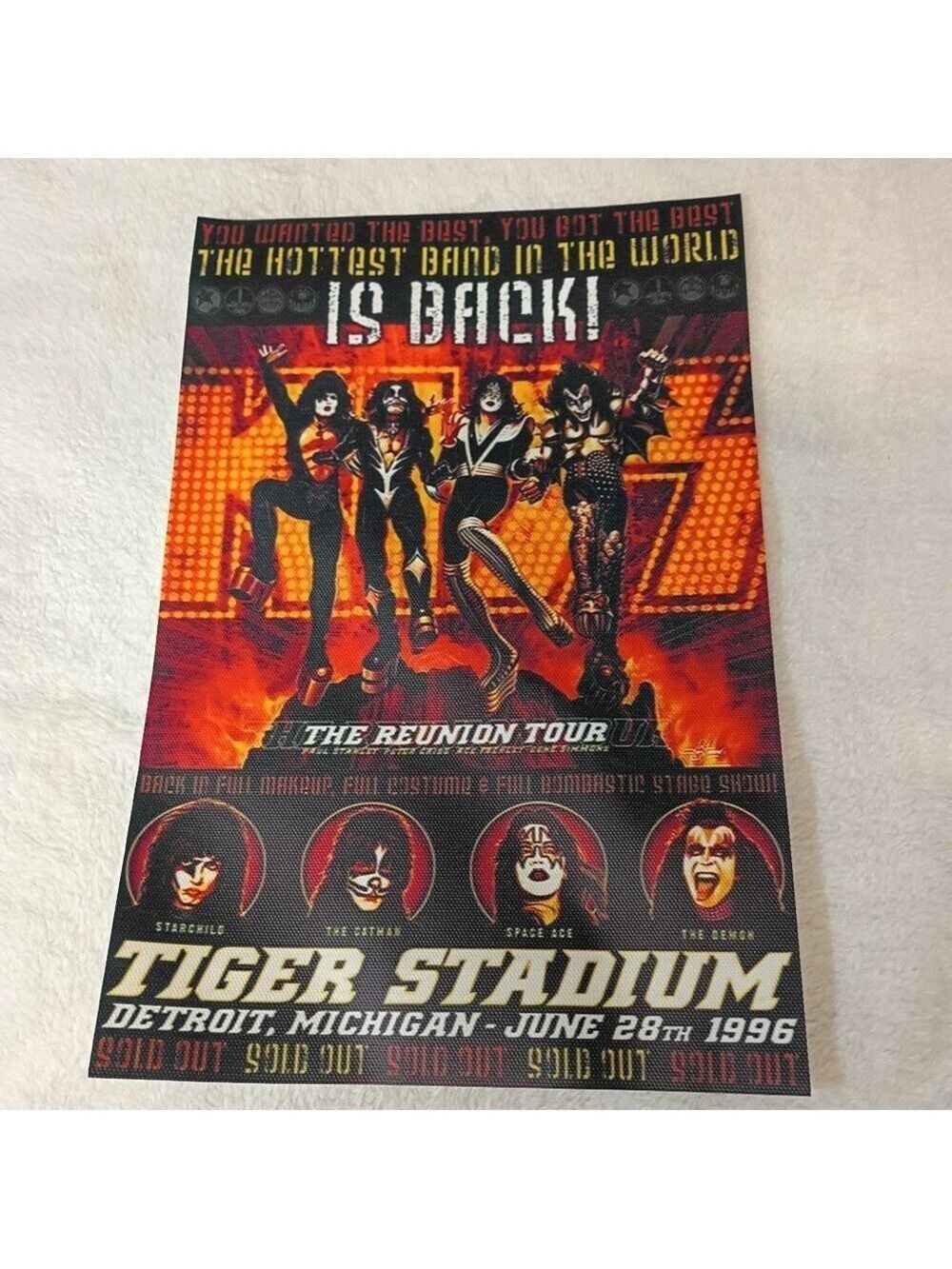 2/$10 KISS Reunion Tour Canvas Print Poster